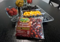 Organic Biodynamic cranberries from GreenBelle, the organic division of Sun Belle.